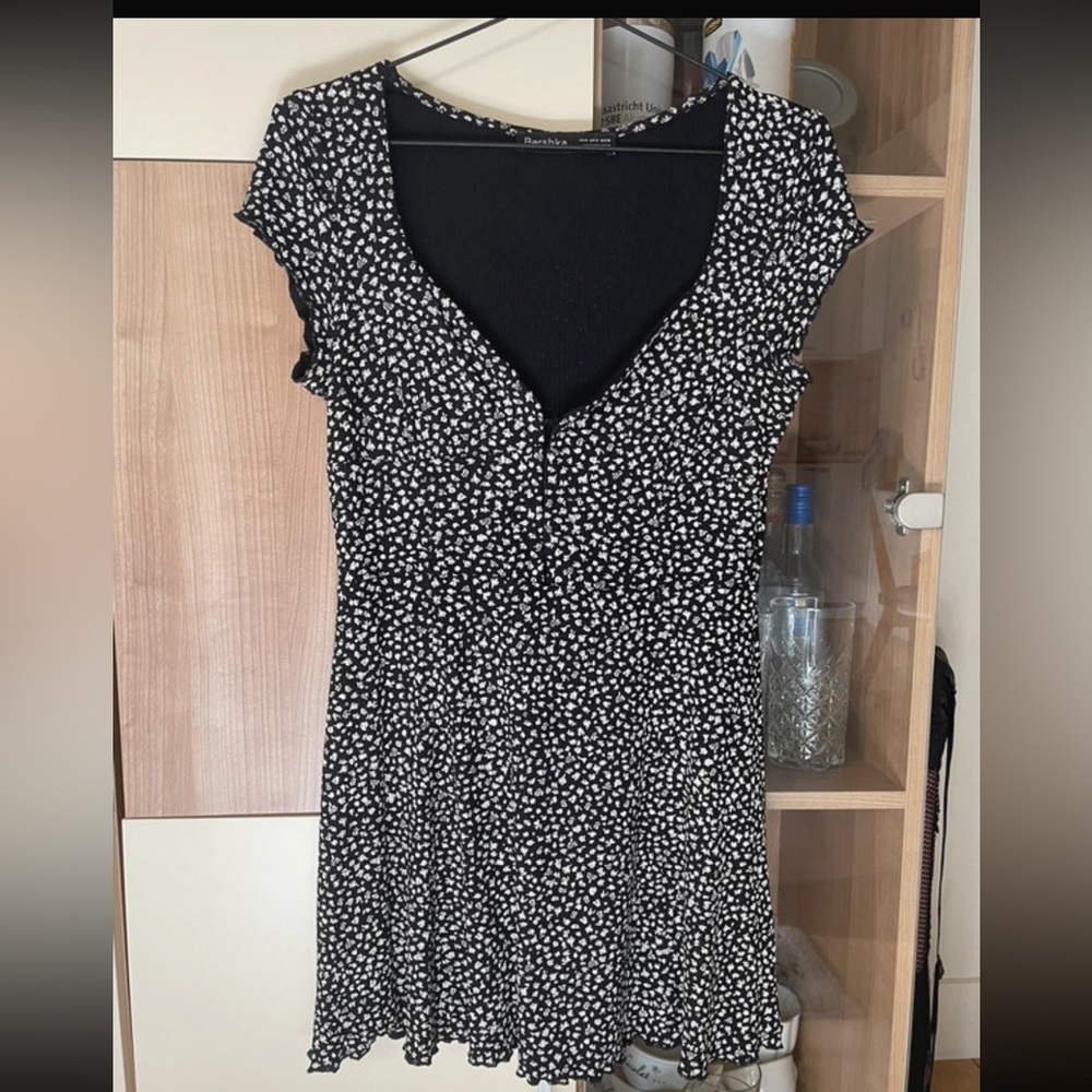 Bershka Black & White Floral Sun Dress!